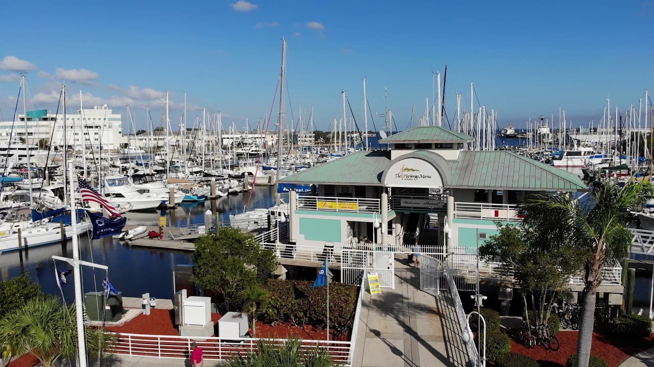 Preferred Yachts office tour and marina walkthrough video